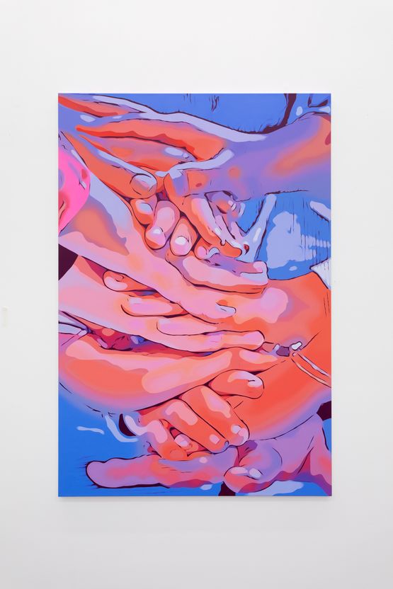 Out of Touch by Alex Dordoy contemporary artwork Painting