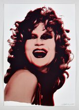 Maton I1 1969 Kupfer Rot Schwarz by Katharina Sieverding contemporary artwork print
