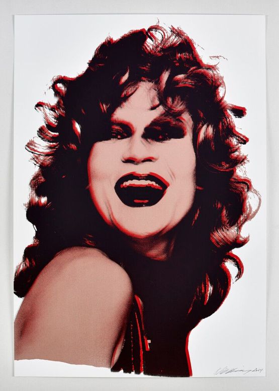 Maton I1 1969 Kupfer Rot Schwarz by Katharina Sieverding contemporary artwork Print