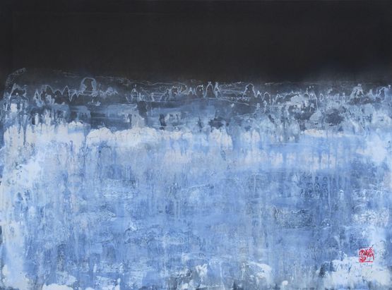 Midnight Tide by Le Thuy contemporary artwork Painting