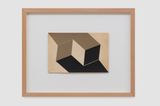 Study for Planos em Superficie Modulada by Lygia Clark contemporary artwork works on paper