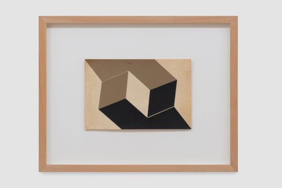 Study for Planos em Superficie Modulada by Lygia Clark contemporary artwork Works on Paper
