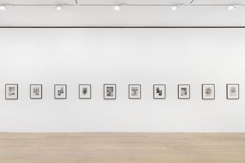 Contemporary art exhibition R. Crumb Art and Beauty at David Zwirner London United Kingdom