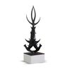 Double Helix Hammerhead Big Black by Ashley Bickerton contemporary artwork Sculpture