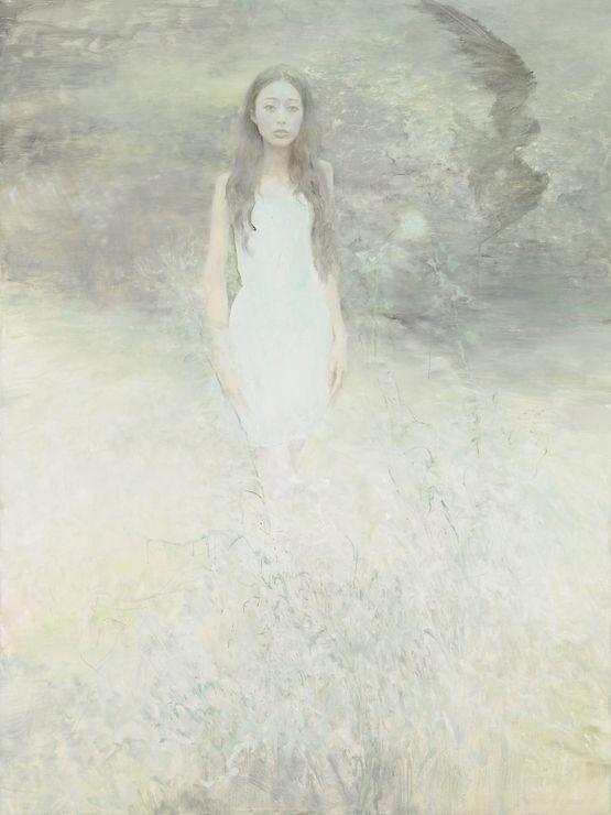 The Startled Bird by He Duoling contemporary artwork Painting