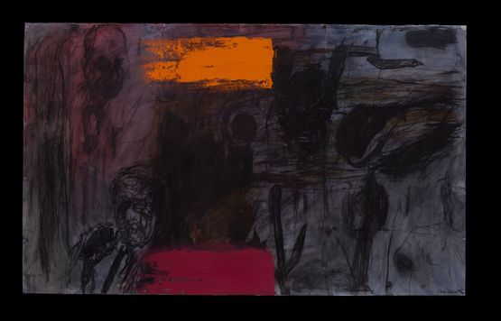 The Dirt is Coming 28 by Mike Parr contemporary artwork Works on Paper