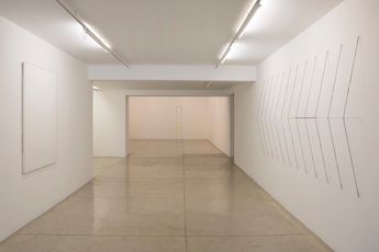 Contemporary art exhibition Marco Maggi Uma Frase com Tres Cantos at Galeria Nara Roesler Sao Paulo Brazil