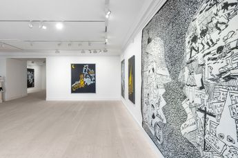 Contemporary art exhibition Derek Boshier Night and Snow  Fragments Contemporary Still Life at Gazelli Art House London United Kingdom