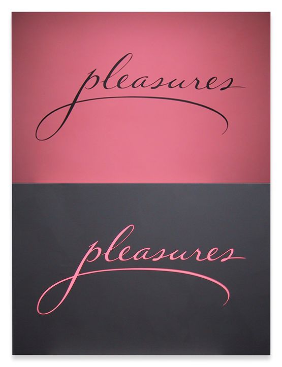 Pleasures On Canvases by Sylvie Fleury contemporary artwork Painting