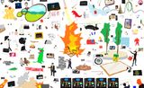 Art and China After 1989 Theater of the World  by Lin Aojie contemporary artwork print