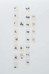 Pinned Insects by Keren Cytter contemporary artwork works on paper