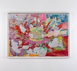 Jam Mallet Fixed Watch Flower by Sam Keogh contemporary artwork painting works on paper drawing mixed media