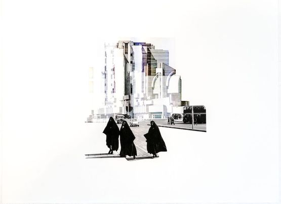 Paper Monuments by Sama Alshaibi contemporary artwork Works on Paper