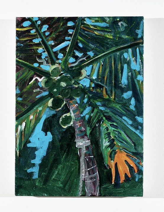 Coqueiro by Luiz Zerbini contemporary artwork Painting