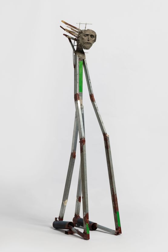 Wrestle over the course by Zhou Yilun contemporary artwork Sculpture