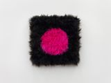 Cuddly Dot Pink by Sylvie Fleury contemporary artwork sculpture textile