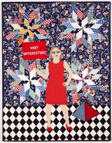 Very Interesting Lone Star by Adrienne Doig contemporary artwork mixed media textile