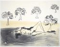 Laying with the Olive Trees by Tracey Emin contemporary artwork Print