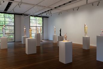Contemporary art exhibition Linda Marrinon Elements of a classical facade at Roslyn Oxley9 Gallery Sydney Australia