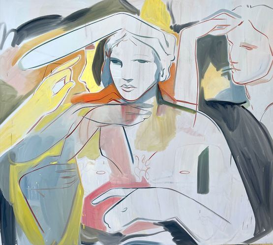 Very men by France-Lise Mcgurn contemporary artwork Painting
