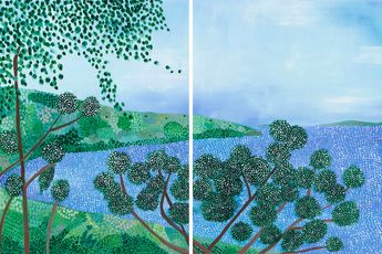 Contemporary art exhibition Sally Ross Landscape at Martin Browne Contemporary Sydney Australia