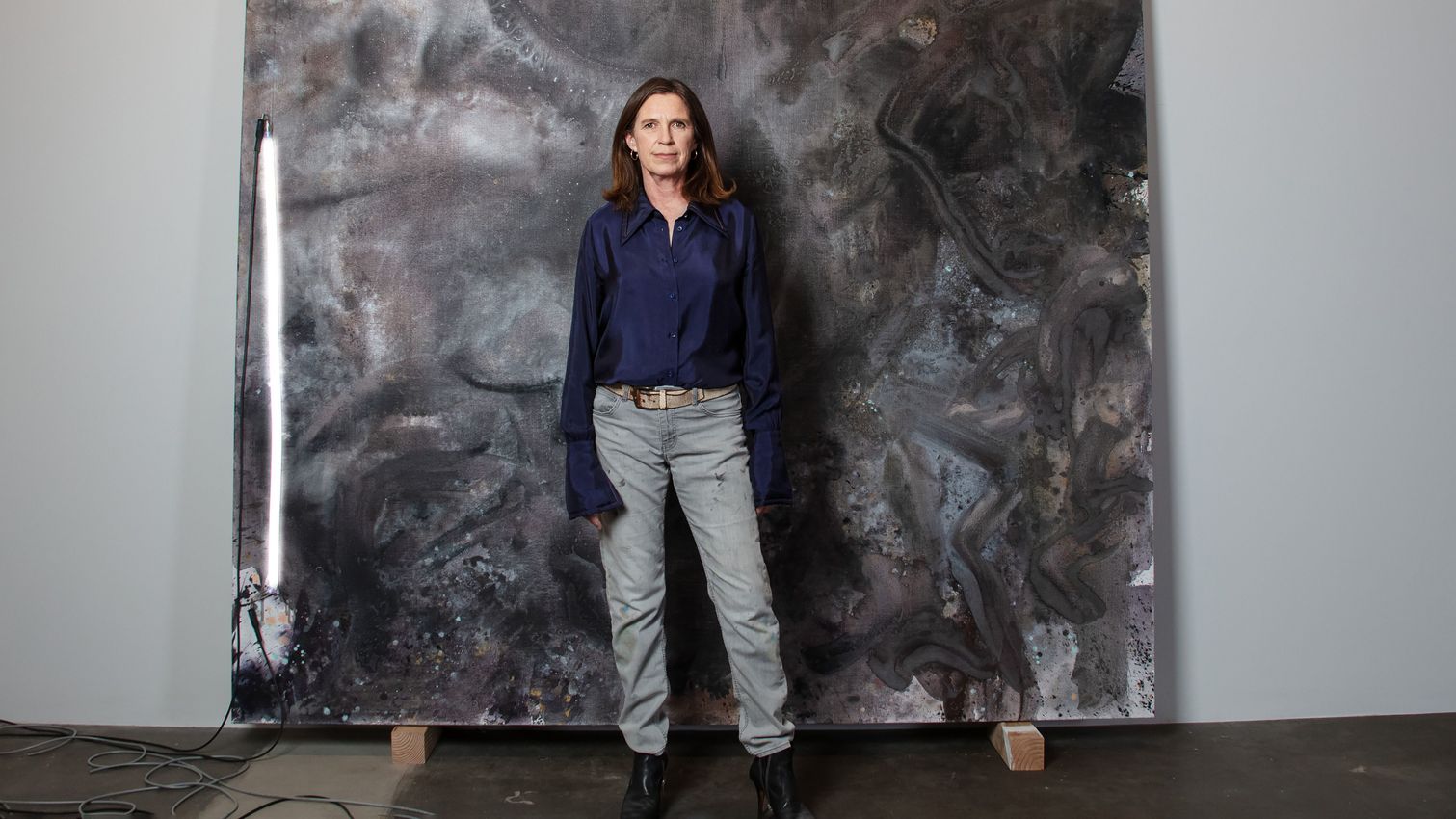 In Free Fall: Mary Weatherford on Sea and Space