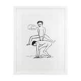 I Mean No Disrespect by David Shrigley contemporary artwork print