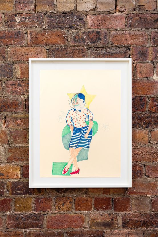 Toe Tap by Walter Price contemporary artwork Works on Paper