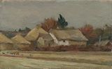 Village in Songjiang by Chen Danqing contemporary artwork painting