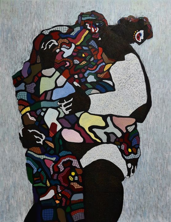 Sleepless Night by Sachiko Kamiki contemporary artwork Painting