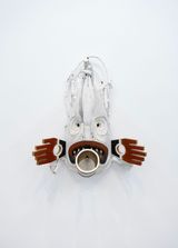 Kwakwakawakw Musgamakw Dzawadaenuxw First Nation Inuit Weather Mask by Beau Dick contemporary artwork painting sculpture