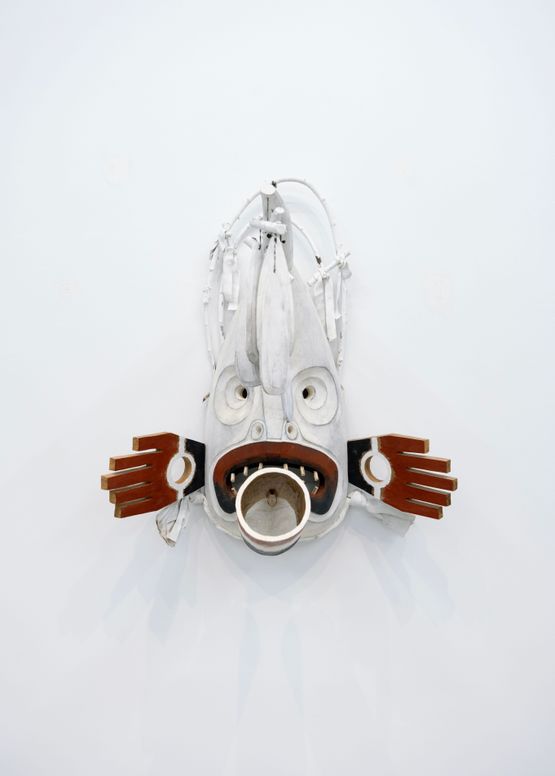 Kwakwakawakw Musgamakw Dzawadaenuxw First Nation Inuit Weather Mask by Beau Dick contemporary artwork Painting