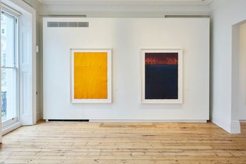 Contemporary art exhibition Sohan Qadri The Seer at Sundaram Tagore Gallery London United Kingdom