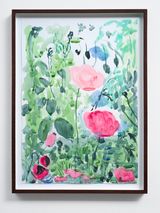 Garden study the poppy kingdom by Banele Khoza contemporary artwork painting works on paper