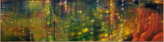 Parade by Alvin Ong contemporary artwork Painting
