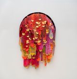 Cabeluda by Leda Catunda contemporary artwork painting sculpture
