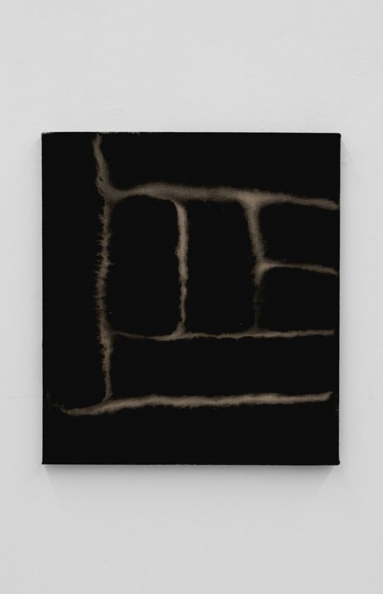 Borders of the Known World Blocks Two blocks trapped in multiple grid by Leonardo Anker Vandal contemporary artwork Painting