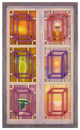 How Much Does Window Know by Li Qing contemporary artwork painting