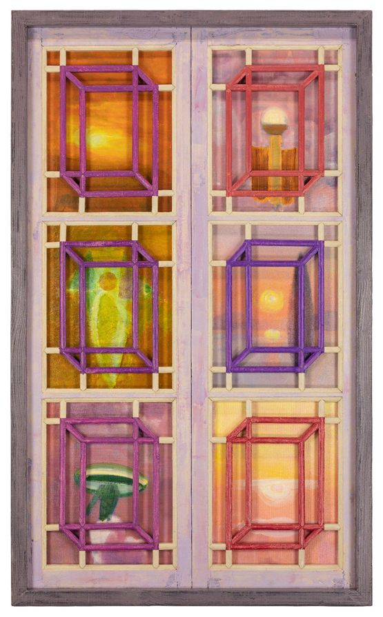 How Much Does Window Know by Li Qing contemporary artwork Painting