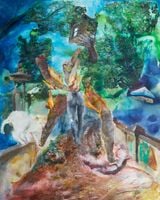 The Three Towers by Pato Bosich contemporary artwork painting