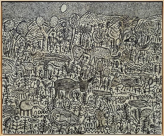 Hutan Sumatra II by Yunizar contemporary artwork Painting