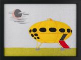 NEVER BEEN IN SPACE by Erica Van Zon contemporary artwork textile