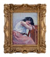 Madame Bouin by Maximilien Luce contemporary artwork painting works on paper