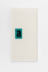 Untitled from the Little Stubs series by Mira Schendel contemporary artwork painting works on paper