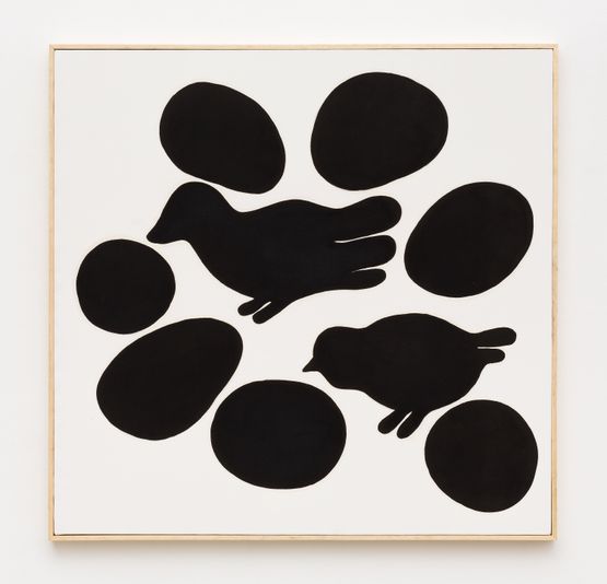 Untitled from the Passaros series by Solange Pessoa contemporary artwork Painting