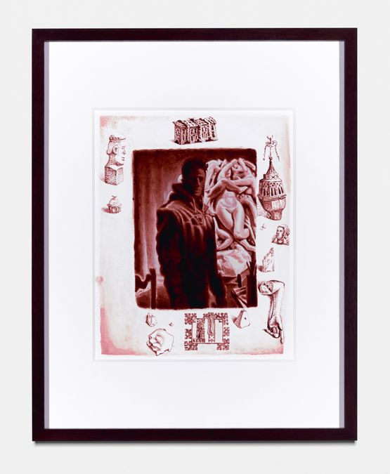 Ancestral inquiries by Bendt Eyckermans contemporary artwork Painting