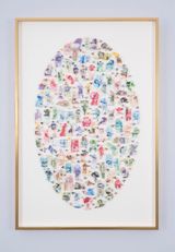 MONEY MAKES THE WORLD GO ROUND XXIII by Carlos Aires contemporary artwork mixed media