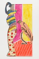 Lady and Leaning Vase by Betty Woodman contemporary artwork print