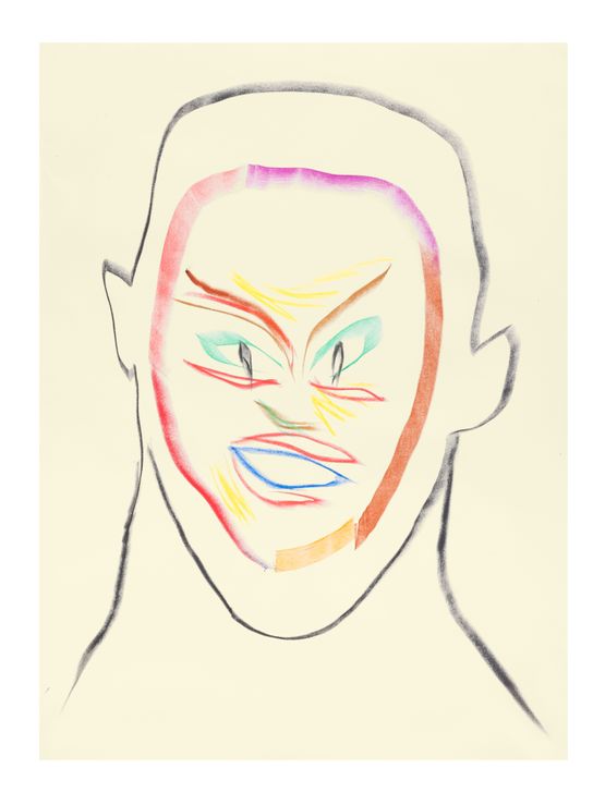 Face and Mask 28 by Carlos Amorales contemporary artwork Works on Paper
