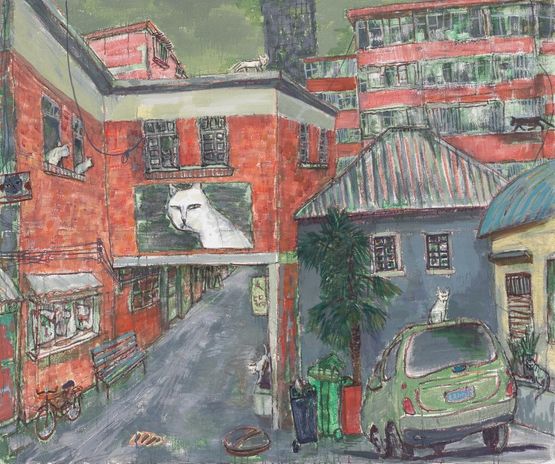 Clue 101 Xiba Road by Mao Xuhui contemporary artwork Painting